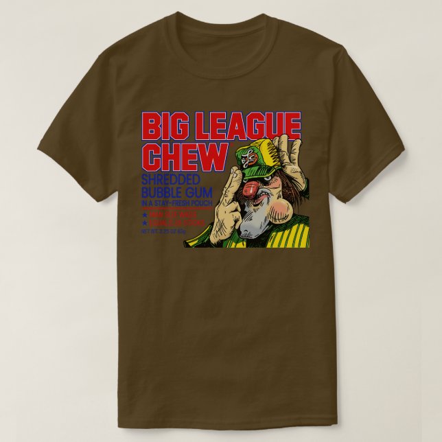 Big League Chew Gum T Shirt (Design framsida)