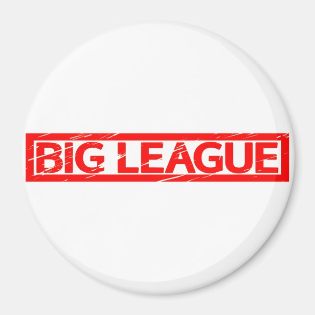 Big League Frimärke Magnet (Framsidan)