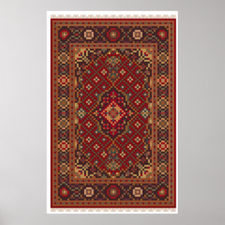 Big Lebowski Pixel Matta Poster