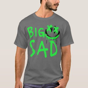 Big Ledsen Graffiti - Grått Unisex T Shirt