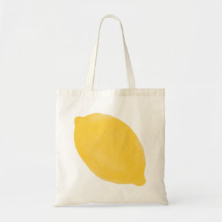 Big Lemon Tote Bag - illustration Tygkasse