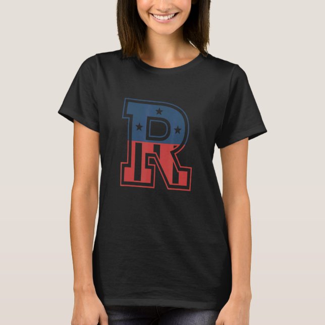 Big letter R T Shirt (Framsida)