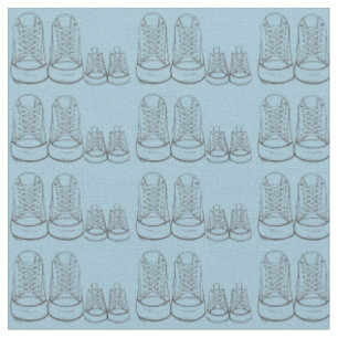 Big Little Shoes Nyfödd bebis Boy Blue Birth Arriv Tyg