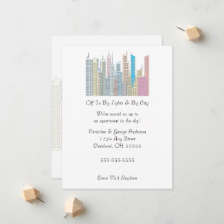 Big Ljus Big City Flytta Announcement Meddelande