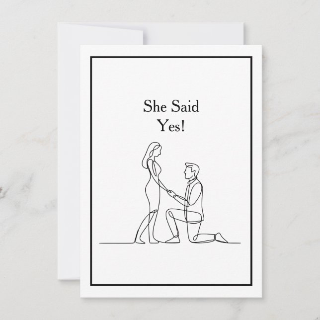 Big love. Big day. Save the date. Black Border Inbjudningar (Framsida)