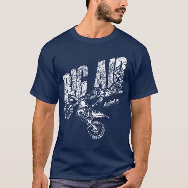 BIG LUFT Motocross Supercross T Shirt (Framsida)