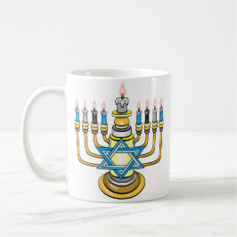 Big Lycklig Hanukkah Kaffemugg