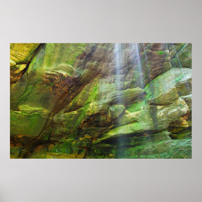 Big Lyons Falls, Mohican State Park, Ohio Poster (Framsidan)