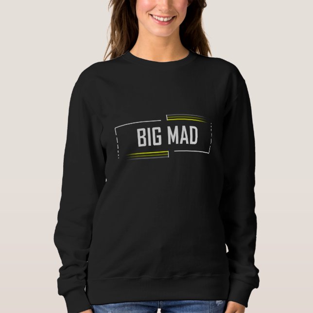 Big Mad Meme Meme Saying Generation Z Slang T Shirt (Framsida)