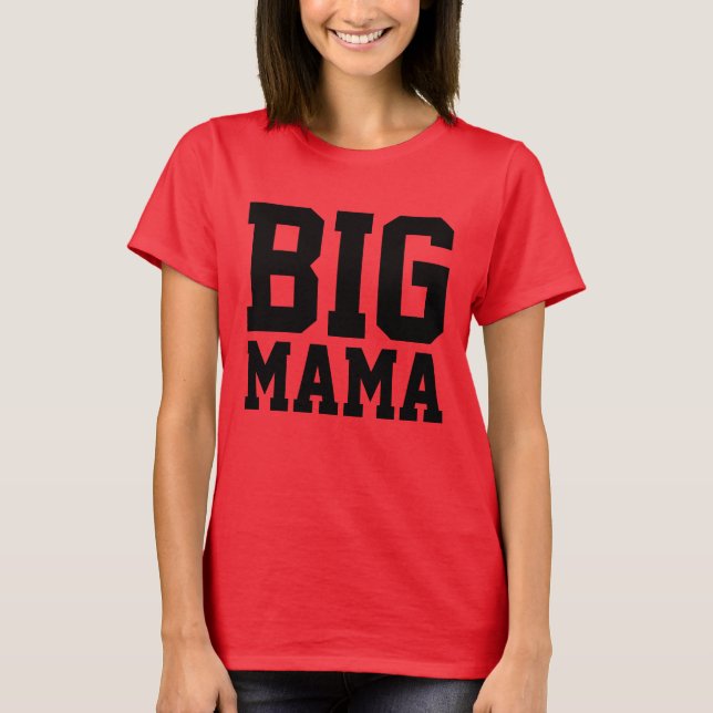 BIG MAMMA Plus Storleka T-tröjor T Shirt (Framsida)