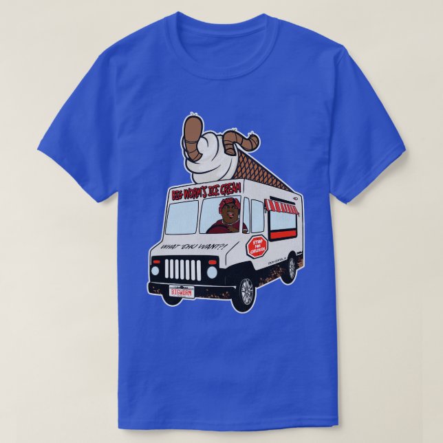 Big Mask Ice Cream Lastbil T Shirt (Design framsida)