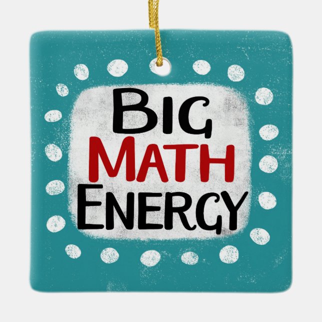Big Math Energy Ornament (Framsida)