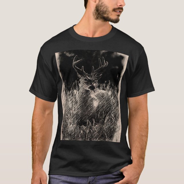 Big Meadows Buck Manar sert-Shirt T Shirt (Framsida)