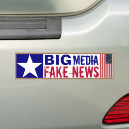 Big Media Fake News Bumper-etikett Bildekal