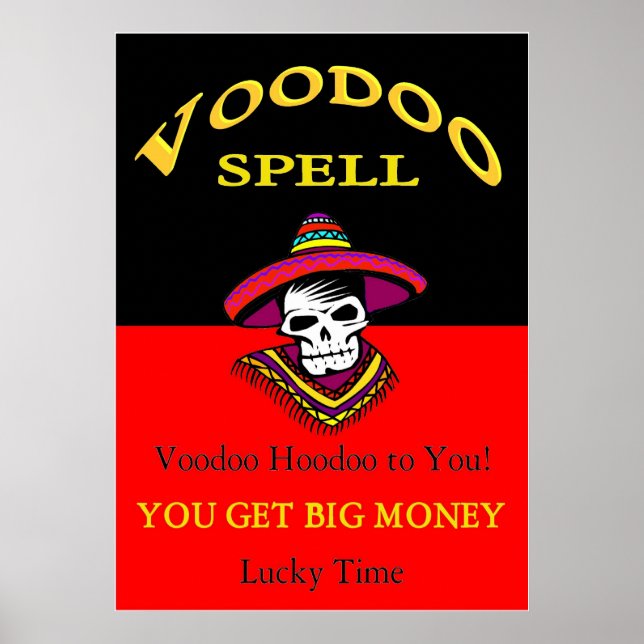 Big Money Voodoo Spell Poster (Framsidan)
