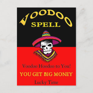 Big Money Voodoo Spell Vykort
