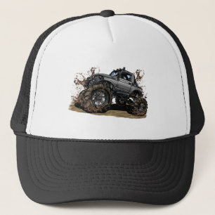 Big Monster lastbil off Road Äventyr Lera Trucker Keps