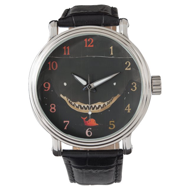 Big Mörk Shark Armbandsur (Framsida)