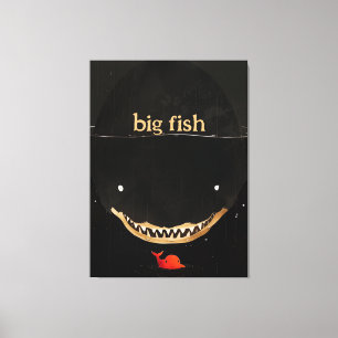 Big Mörk Shark Canvastryck