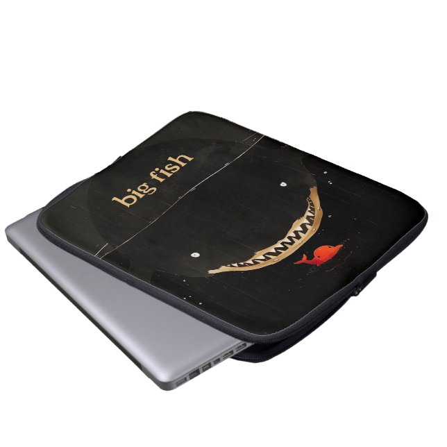 Big Mörk Shark Laptop Fodral (Framre botten)