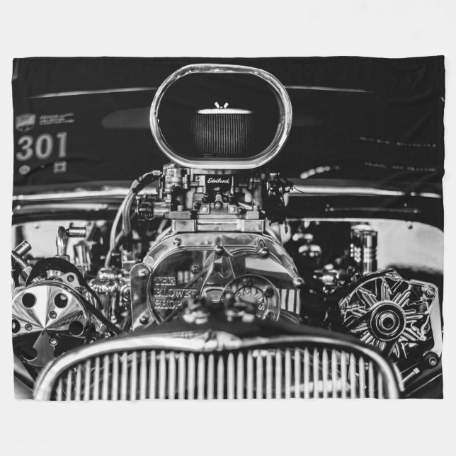 BIG MOTORN FLEECE BLANKET (Framsidan (Horisontell))