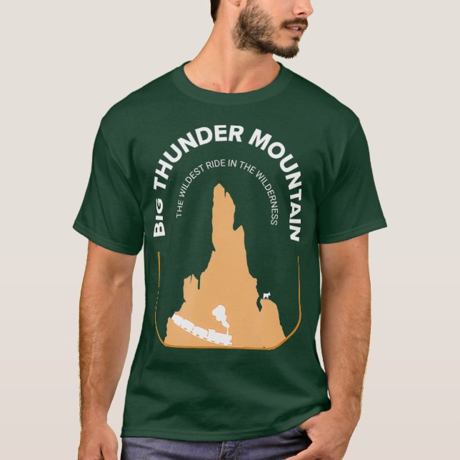 Big Mountain Thunder Theme Park Tee (Framsida)