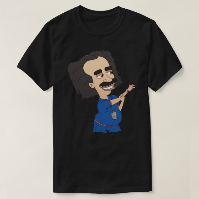 Big Mouth Coach Steve Sticker T Shirt (Design framsida)