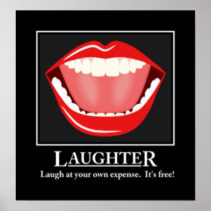 Big Mouth Funny Humor Saughational Motivational Po Poster