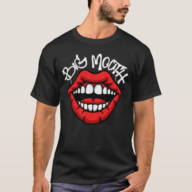 big mouth streetwear t shirt (Framsida)