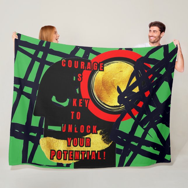 BIG MOVES Fleece Blanket (På plats)