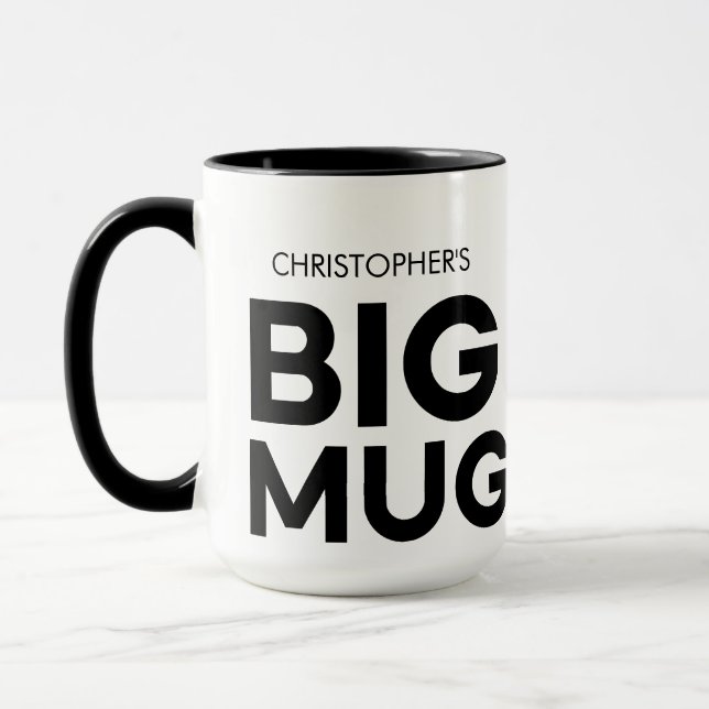 Big Mugg | Huge Mugg | Jumbo Kopp | Anpassat namn  (Vänster)