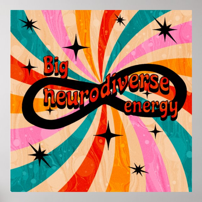 Big neurodiverse energy!! poster (Framsidan)
