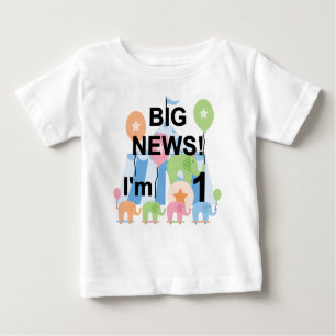Big News Circus 1:a födelsedag T-shirts och presen