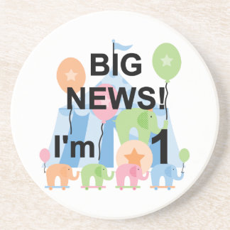 Big News Circus 1:a födelsedag T-shirts och presen Underlägg