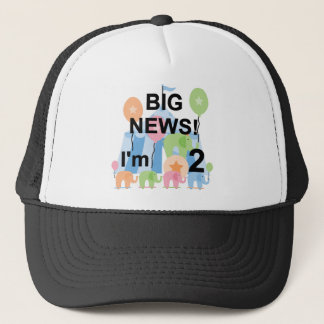 Big News Circus 2:a födelsedag T-shirts och presen Truckerkeps