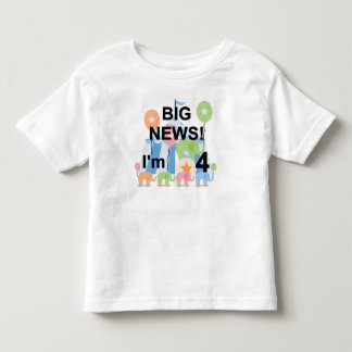 Big News Circus 4e födelsedagen T-tröjor och prese T-shirt