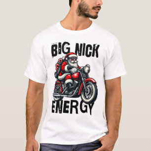 Big Nick Energy - fantastisk juldesign med Sant T Shirt