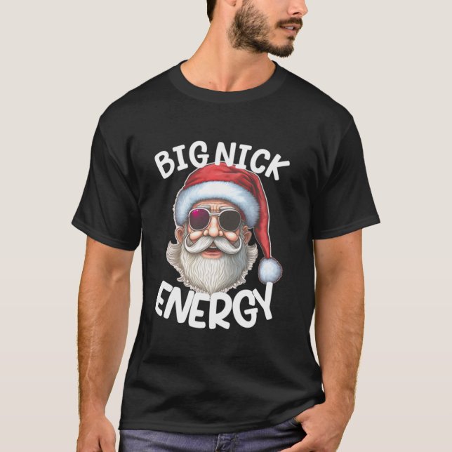 Big Nick Energy Funny julfamiljen Match T Shirt (Framsida)