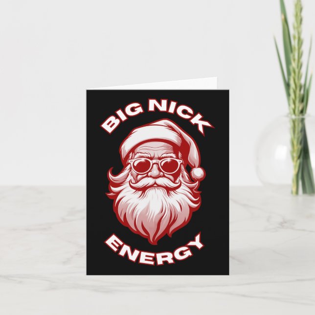 Big Nick Energy Funny juljul Kort (Framsida)