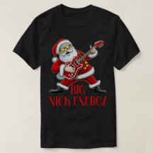 Big Nick Energy Funny jultomten Guitarist