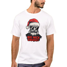 Big Nick Energy Funny Santa Shirt
