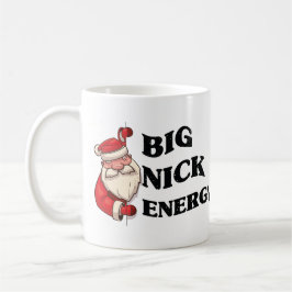 Big Nick Energy Funy Coola Graphic Julafton jul Kaffemugg