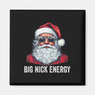 Big Nick Energy jultomten Magnet