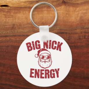 Big Nick Energy Rolig Tomte Otrevlig Jul Skämt  Nyckelring