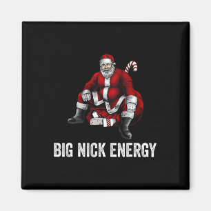 Big Nick Energy Roligt jultomten 3 Magnet