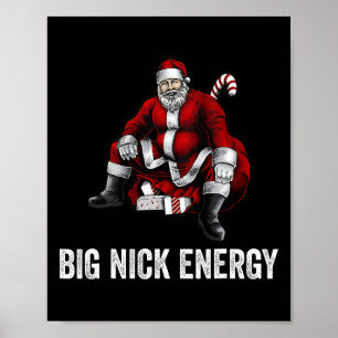 Big Nick Energy Roligt jultomten 3 Poster