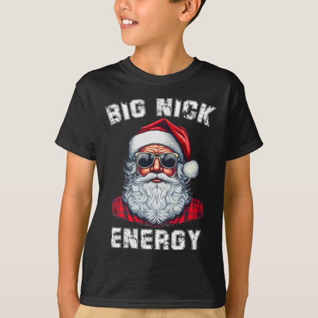 Big Nick Energy Roligt jultomten 4 T Shirt (Framsida)