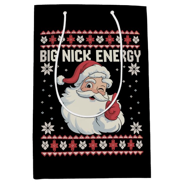 Big Nick Energy Tomte Fuljulströja (Framsidan)