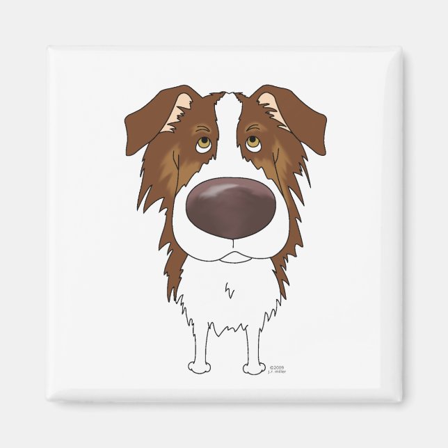 Big Nose Aussie Magnet (Framsidan)