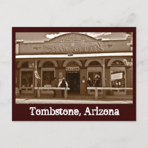Big Nose Kate's Saloon Gravsten Arizona Postcard Vykort
